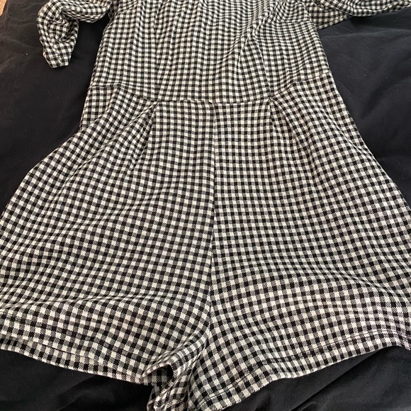 Gingham shorts jumpsuit - Picture 4 of 5